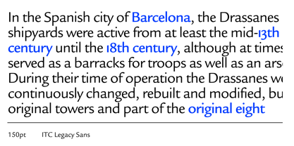 ITC Legacy Sans Font Poster 3